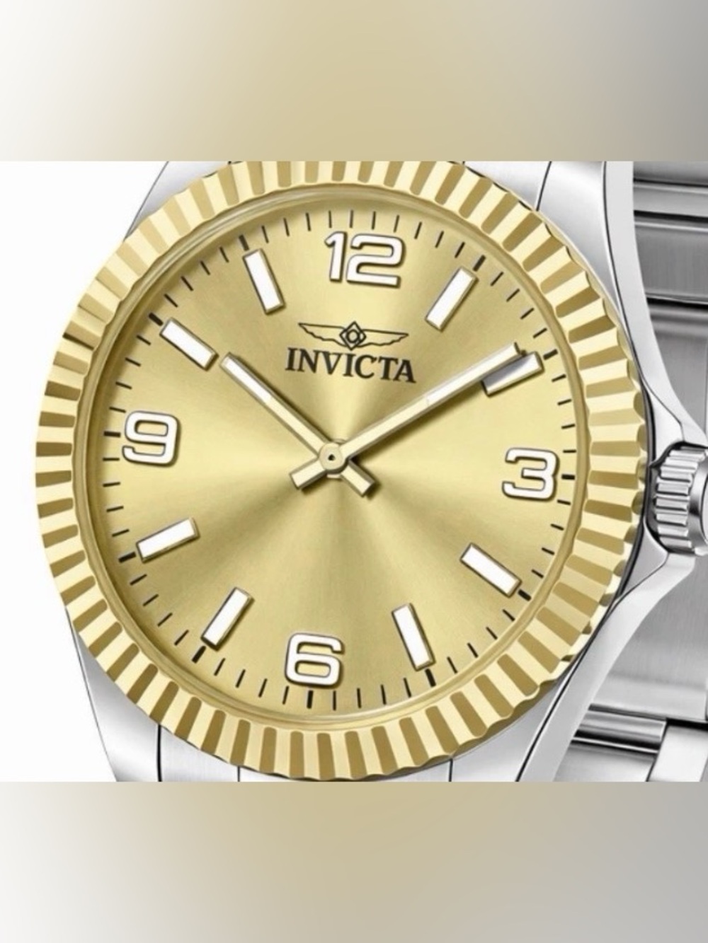 NEW Invicta Specialty Men's Watch - 43mm. Steel. Gold Dial. - Picture 2 of 5